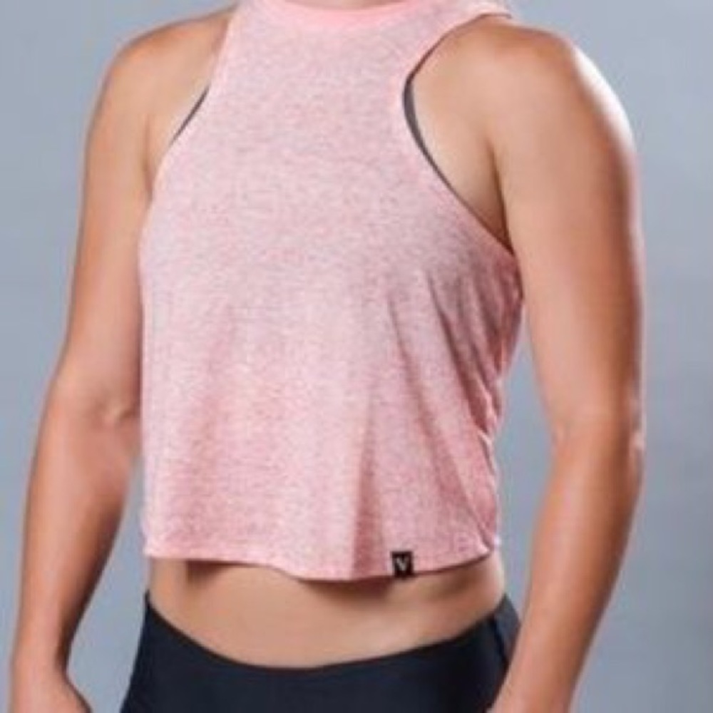 Pink Vull Tie-back tank